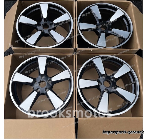 20インチ 新品マットブラックホイール 2016+ ポルシェ 718 ケイマンGTS 982 -BRN-11843 鍛造 ★