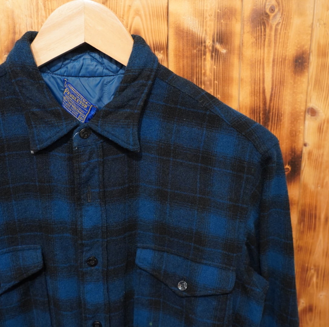 50s pendleton オンブレ チェックシャツ 16 1/2 /ペンドルトン