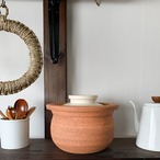 炊飯鍋 1〜5合炊き 直火専用 Circle Rice Pot ホワイト  L  信楽焼