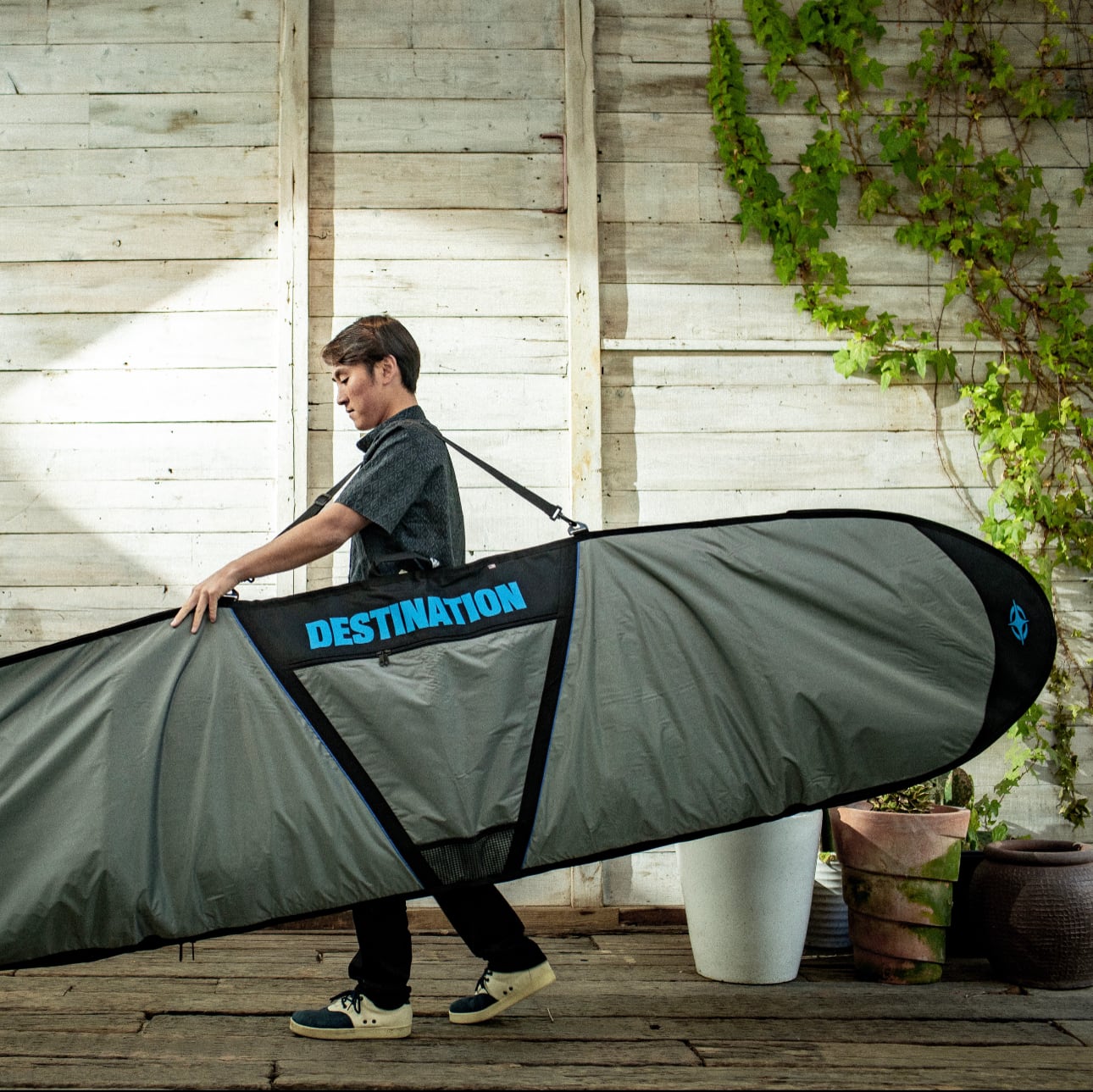 ハードケース V-CUT DAY TRAVEL ロングボード用 9'6 ロングジップ