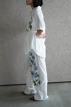 vintage lace pants blue chamomile