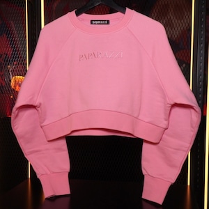 PAPARAZZI Embroidery Logo Cropped Sweat