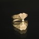 Vintage Signet Ring [Made in ENGLAND] [375 9ct Gold] Heart Shaped Design