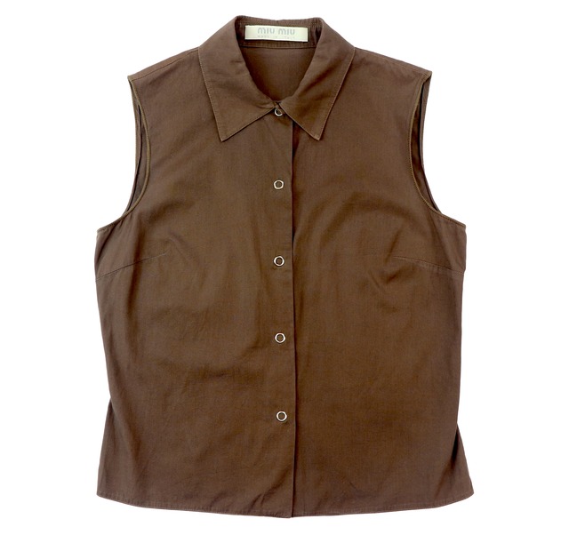 MIU MIU SleevelessShirt