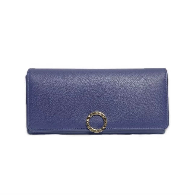 BVLGARI ブルガリ 長財布 レディース 292965 CALF/BLUE BERRY