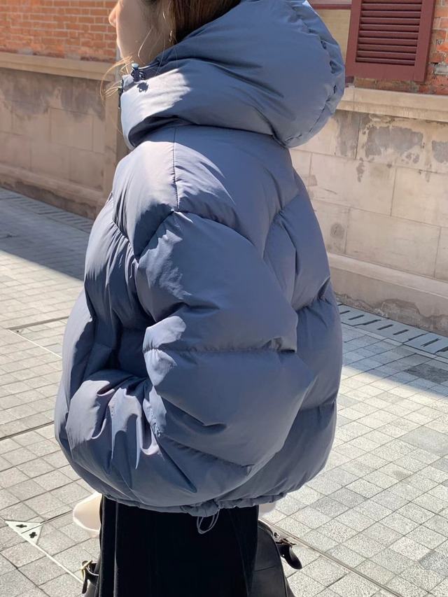 (予約) ounce / Bunny hoodie padded jacket 3color