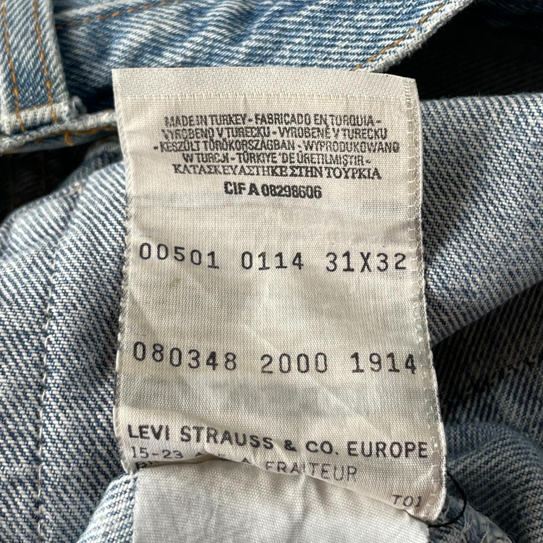 VINTAGE / EURO Levi's 501 /SIZE:31 /トルコ製 W31 L32】 トルコ製 europe levi's リーバイス 501 | ib2
