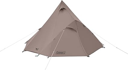 茶色 グレージュ 3-4人用 テント 210cm x 210cm 茶色 グレージュ 3-4人用 テント 210cm x 210cm