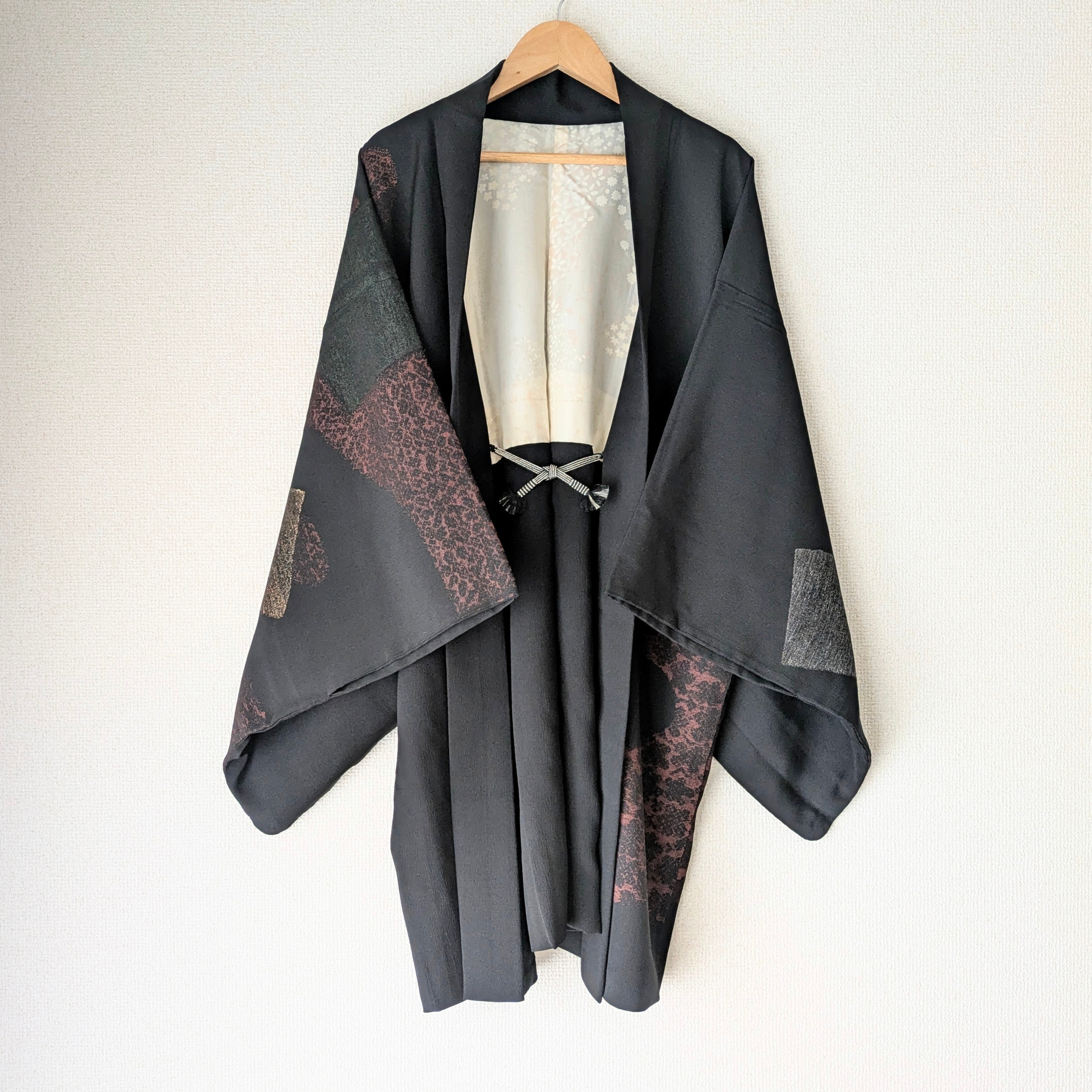 VelvetCoat和装コートベルベットポンチョサイズM、黒色 （VISVIM 