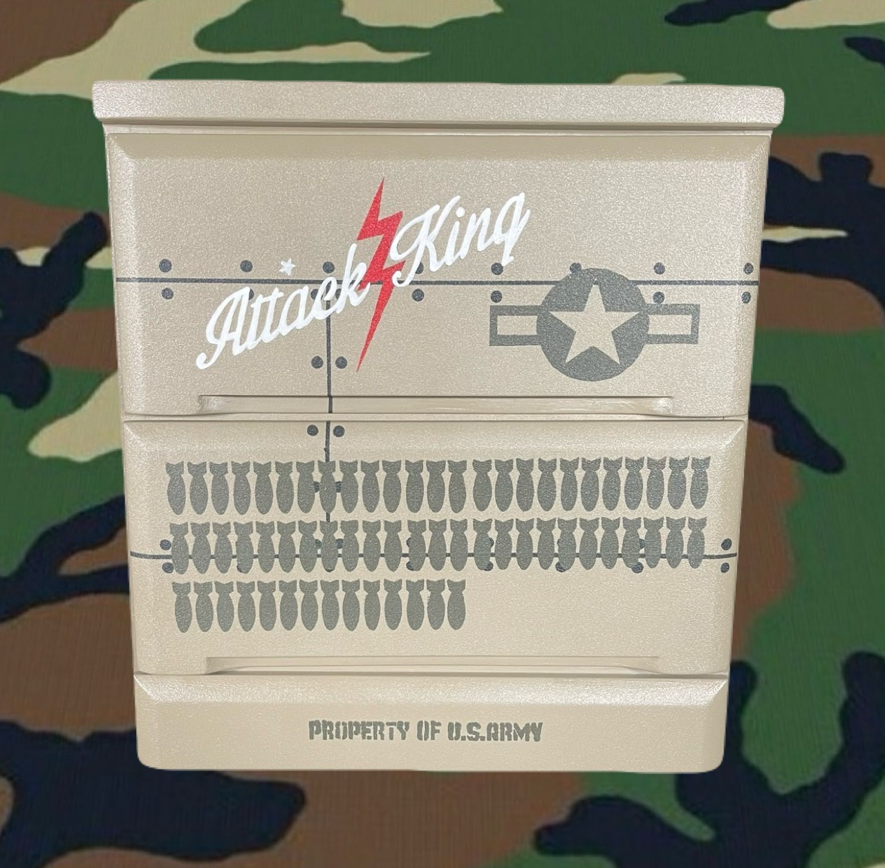 ミリタリー調チェスト「Attack☆King」【送料無料】 ミリタリー調チェスト「Attack☆King」 | Glitter_Monroe グリッター