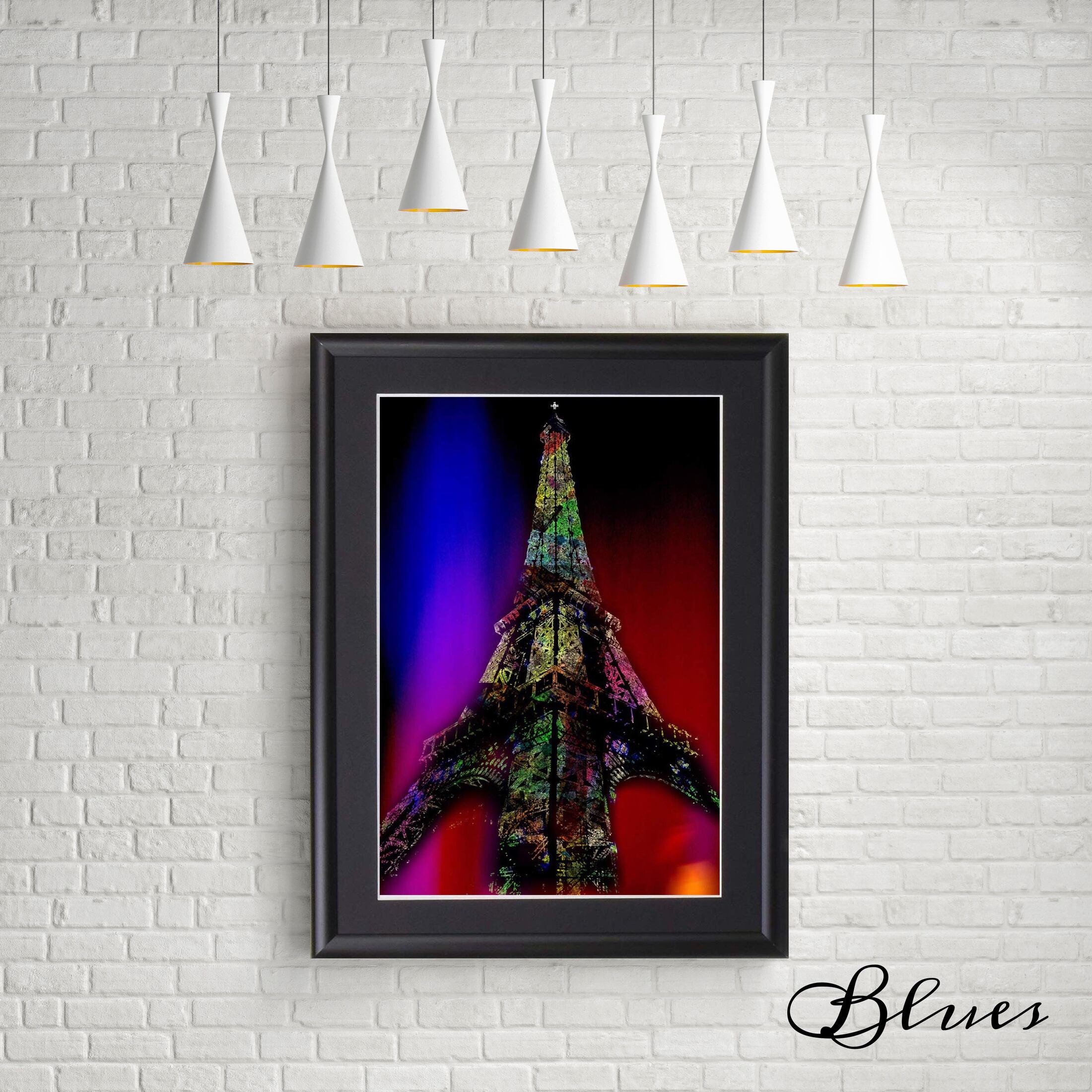 フランス パリ エッフェル塔 世界遺産 コラージュ サイズ Blues Make Sense Art Gallery