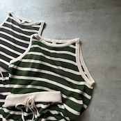 【再入荷】border  nosleeve  SET   【80〜120】