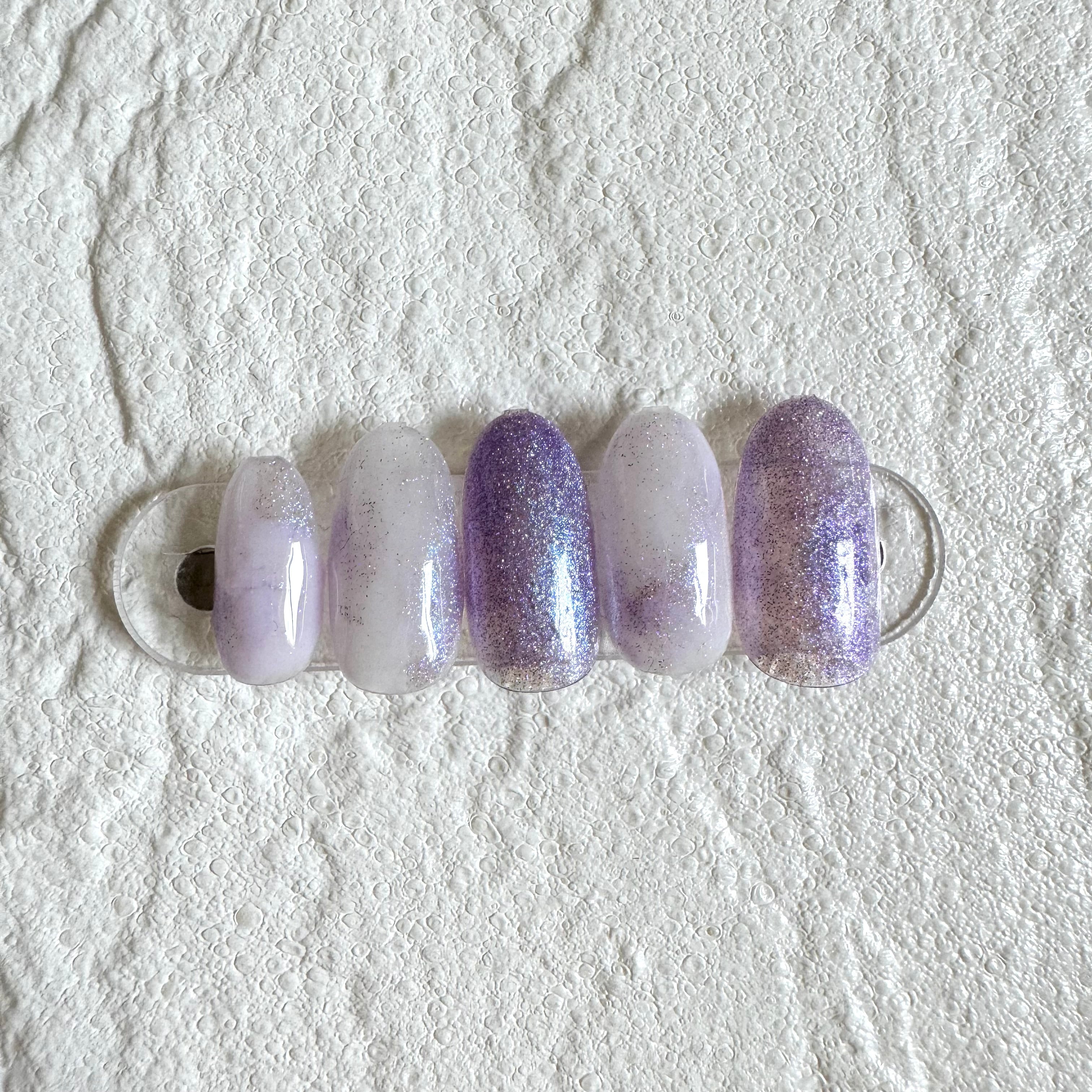 nso-01 パープルニュアンスネイル | emu's nailtip