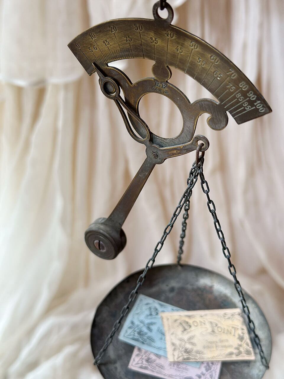 吊り下げ天秤 真鍮スケール 計り | Brocante de La Cocotte （フランス