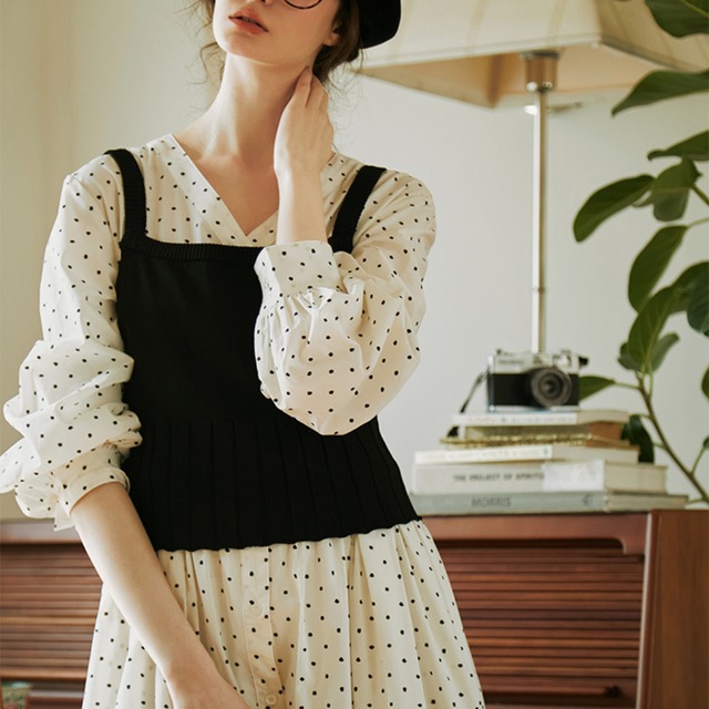 リブニットジレ　M0242