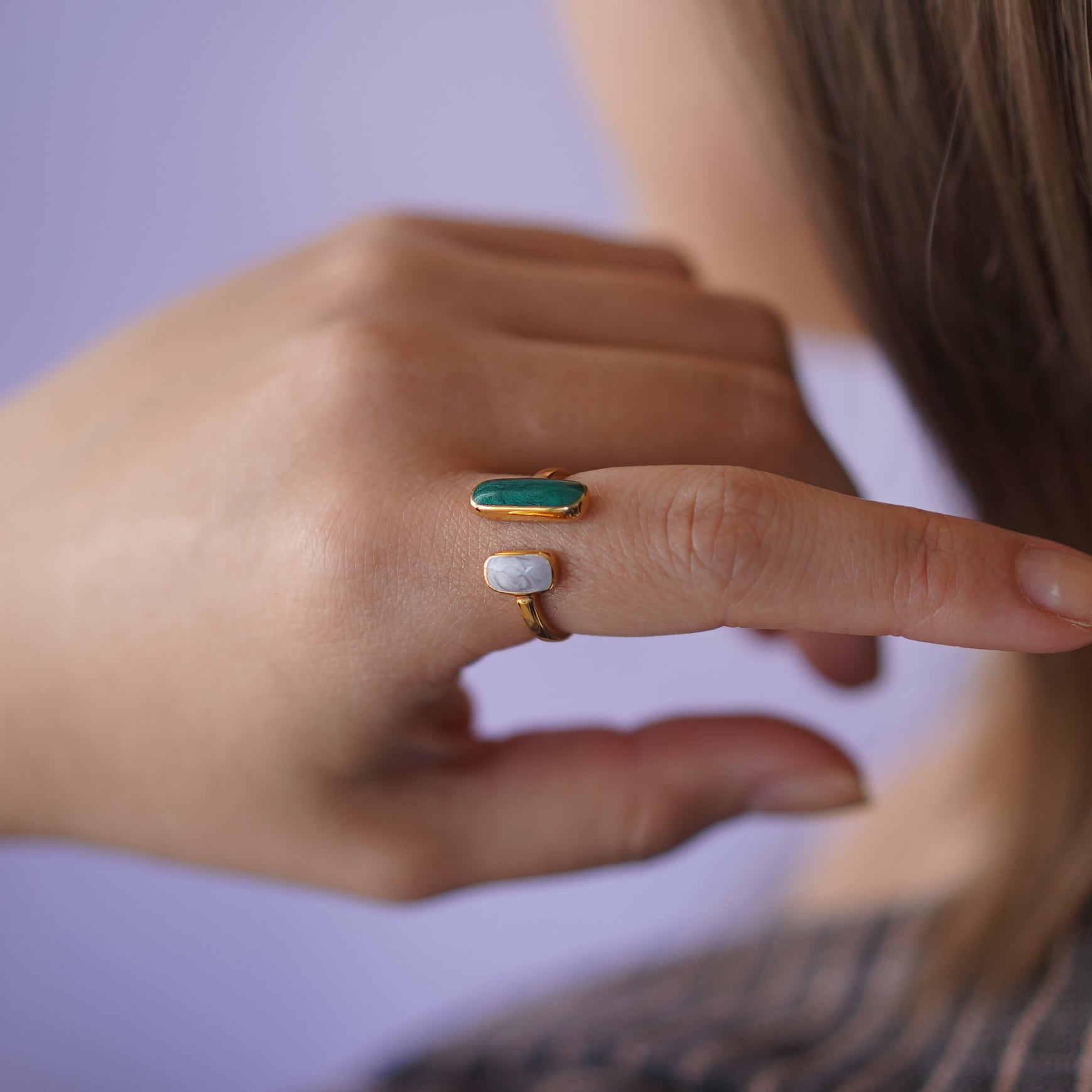 アジャスタブル・エナメル・リング | jojono