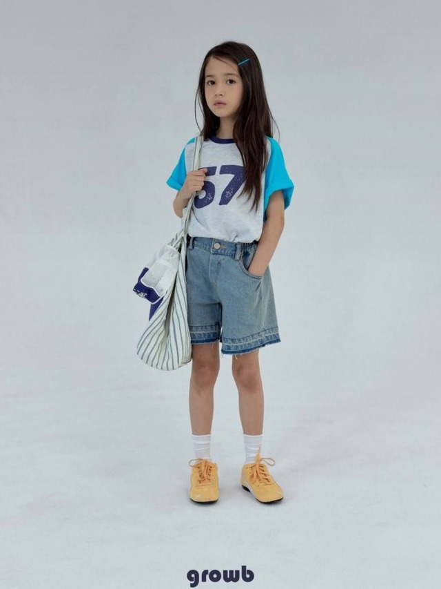 《送料無料》カッティングパンツ：kids【growb】※お取り寄せ
