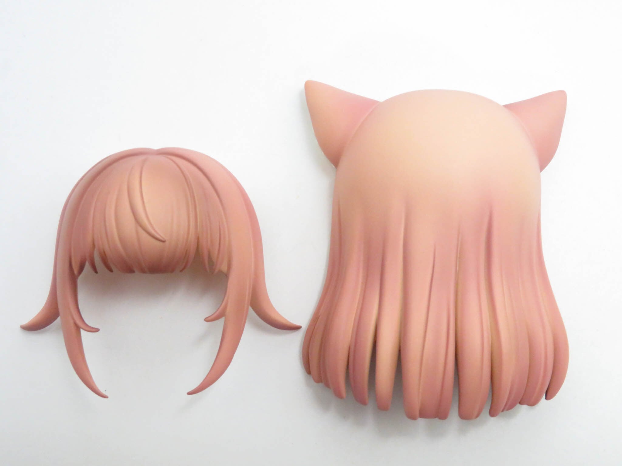 再入荷(A-ランク)【2831】 きなこ 髪パーツ 猫耳ロング ねんどろいど