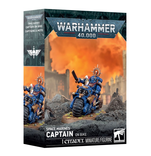 スペースマリーン：キャプテン（バイク騎乗）	SPACE MARINES: CAPTAIN ON BIKE