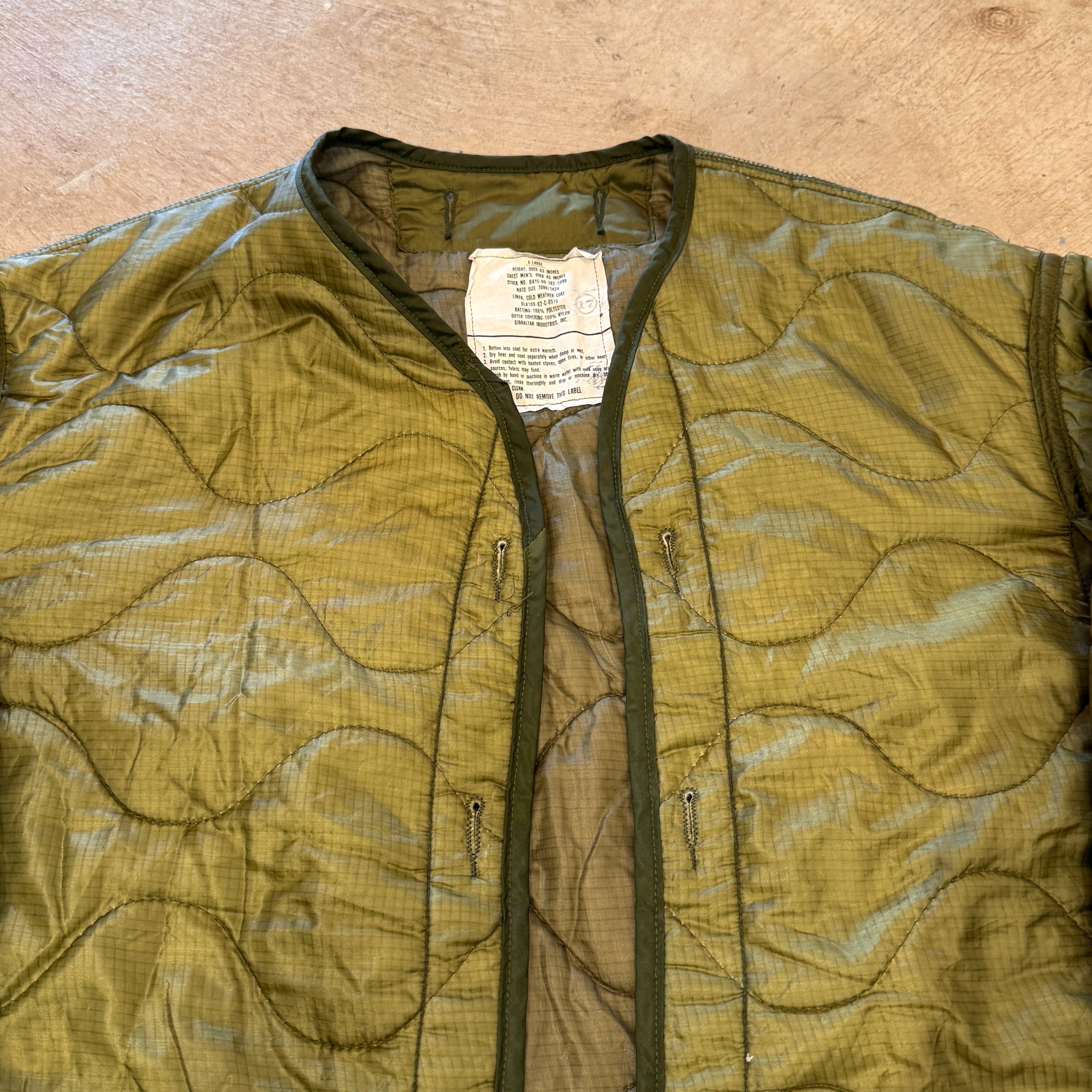 1980s US ARMY LINER JACKET | safarionline