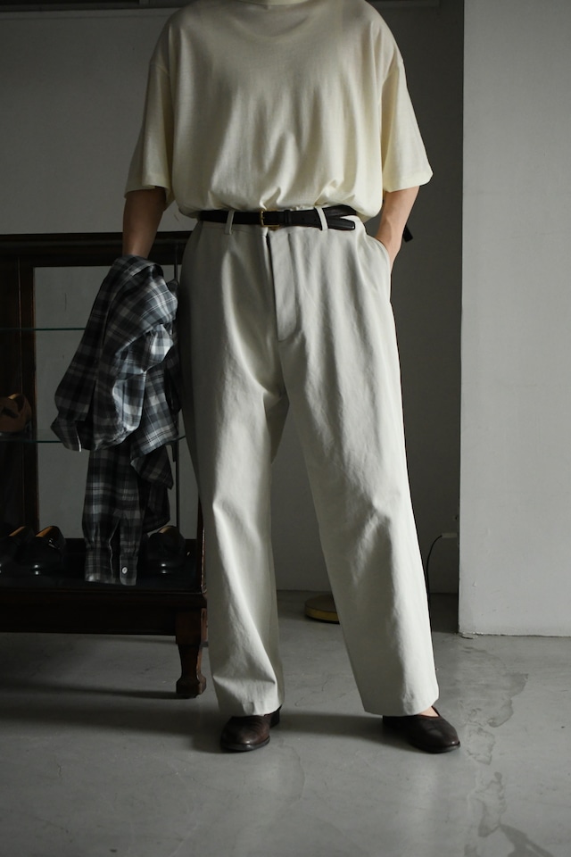 A.PRESSE / Type.3 Chino Trousers (Ecru)