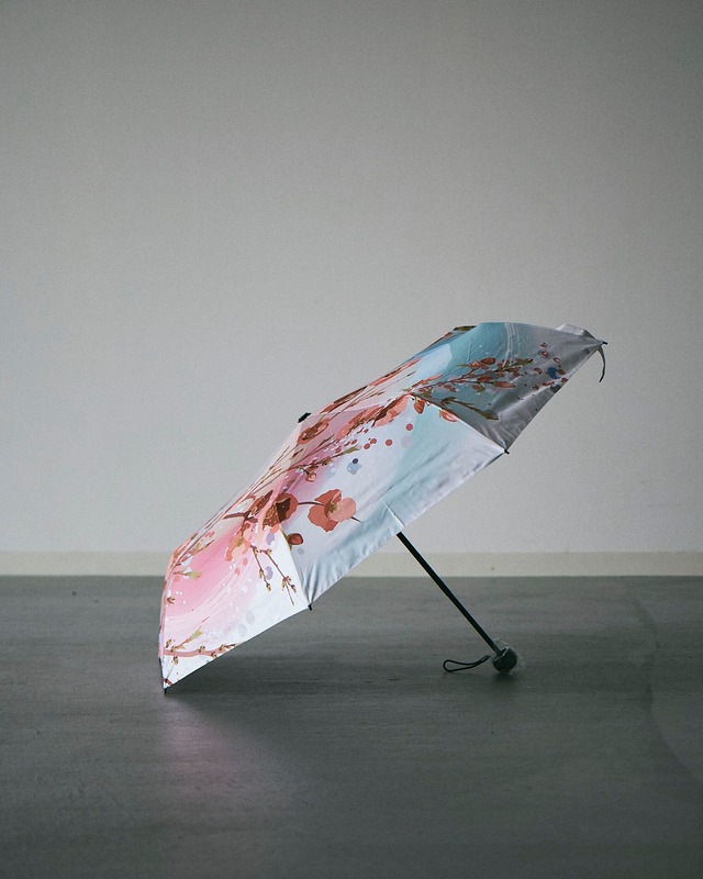 春の空を、ひとひら　三つ折り傘　[sam006]