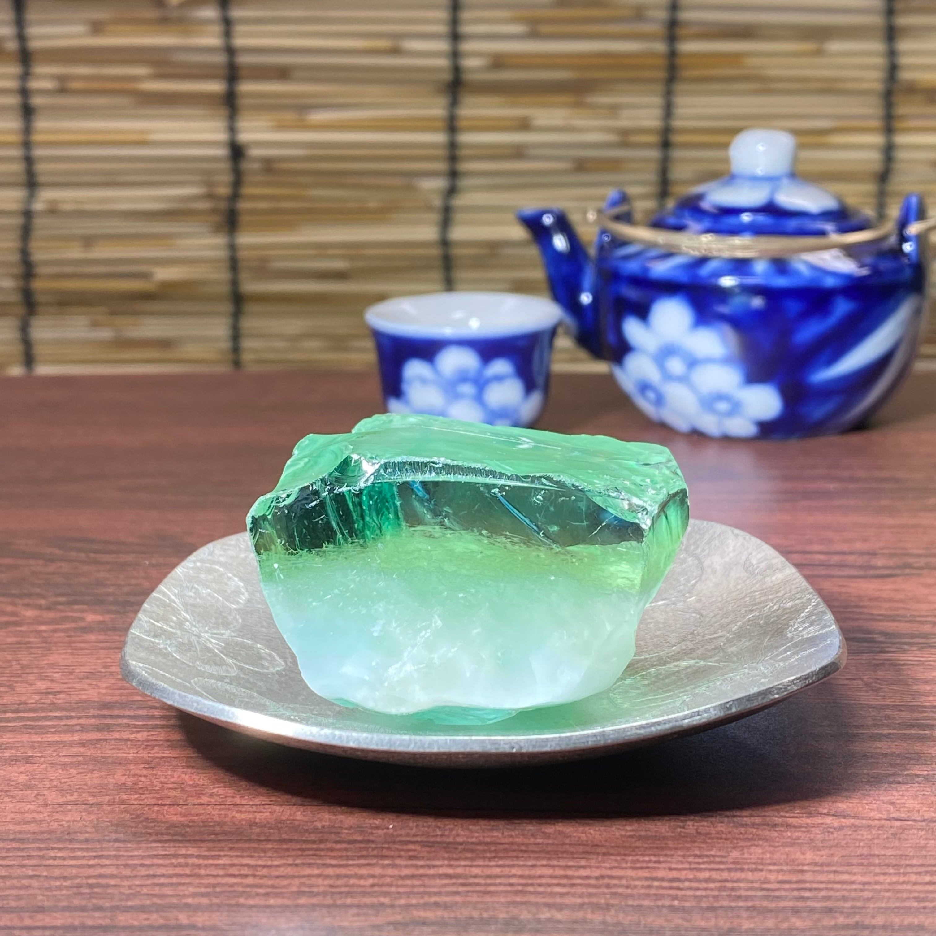 インドネシア産アンダラクリスタル原石 和菓子風アンダラ No.1