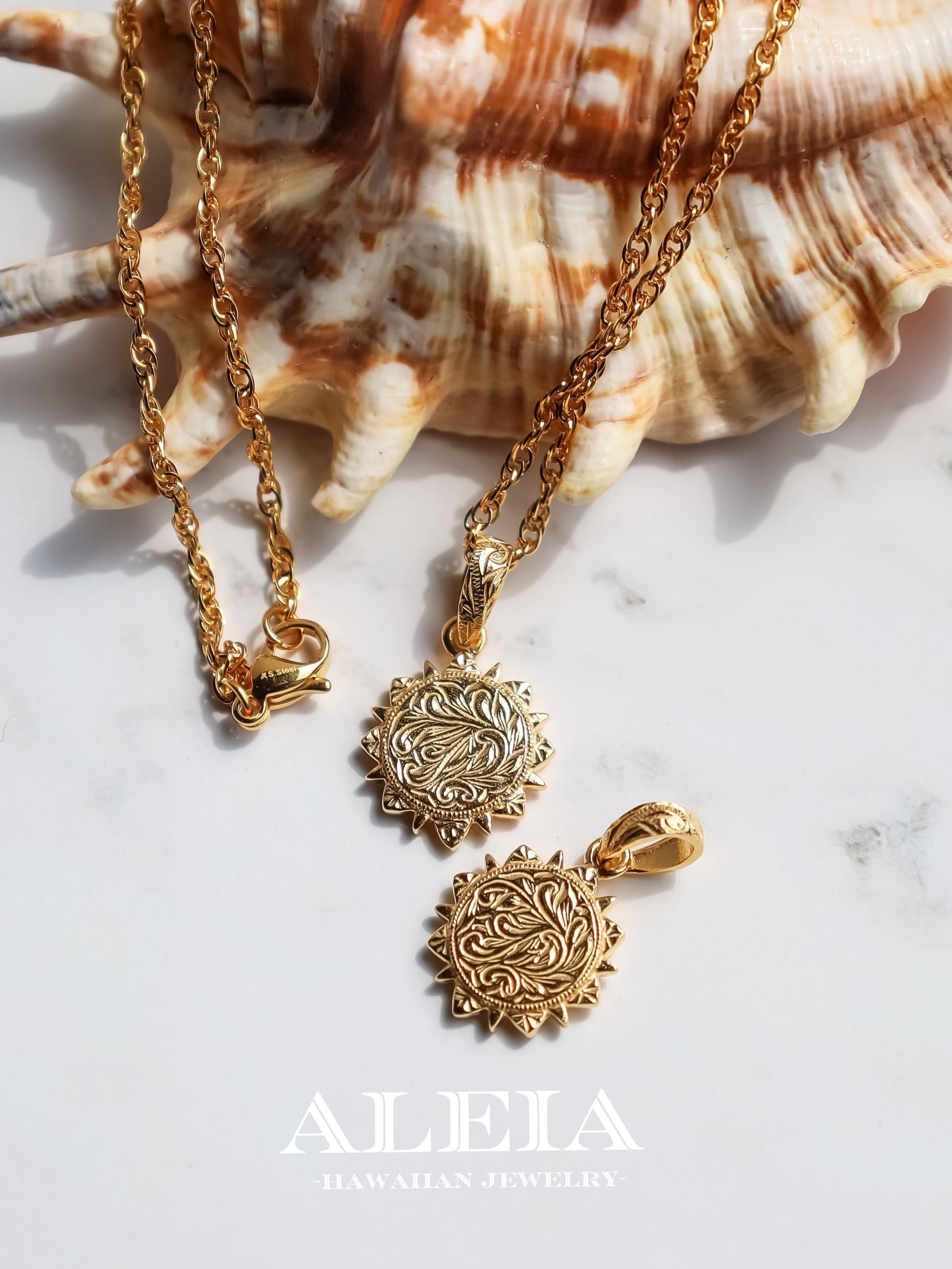 Sun Necklace [316L] ハワイアンジュエリー | ALEIA【Hawaiian jewelry
