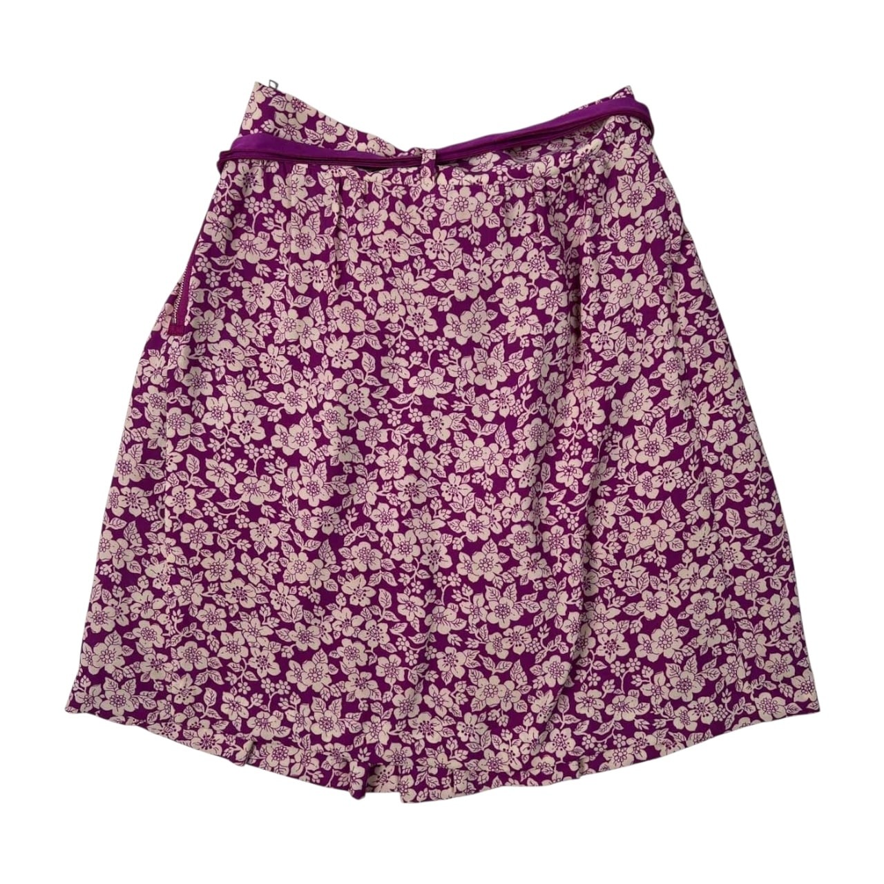 SONIA by SONIA RYKIEL ソニアバイソニアリキエル 花柄 フレア スカート サイズ 38 /オンワード樫山/パープル/ミニスカート