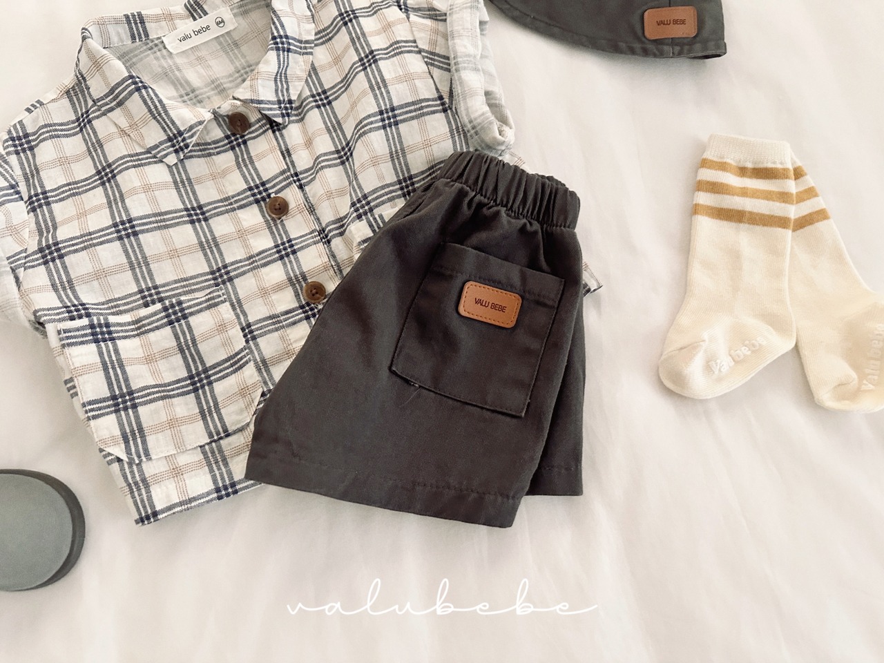 【取寄/韓国直送】26/SM チェックシャツ 夏服｜ベビー服｜韓国子供服