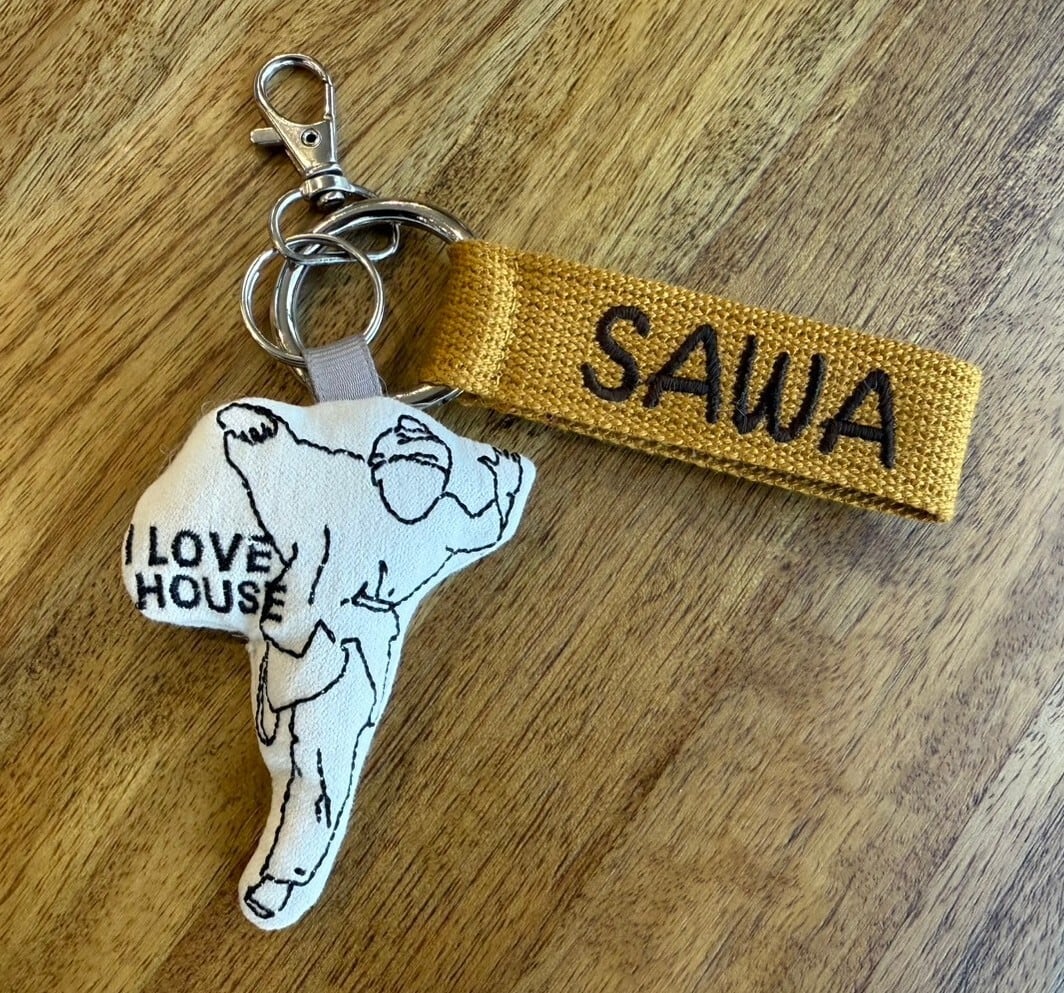 〖SET商品〗シルエットキーホルダー＋ネームタグキホールダー