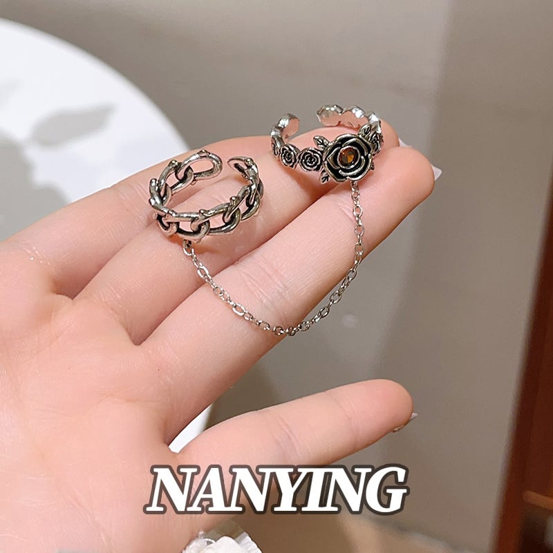 ✿ トゲバラ。二本指！【NANYINGシリーズ】☆指輪☆ 飾り物