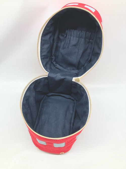 ロンドンバス　バニティポーチ｜とりさん工房ーかわいいハンドメイドポーチ