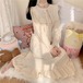 ✞ ナイトレース♡リボンラウンドネックロングカジュアル スウィート ✞ゴスロリ SM ミリ 甘ロリ クラロリ 和ロリ エレガント 黒ロリ 姫ロリ 華ロリ BB-BB717041582