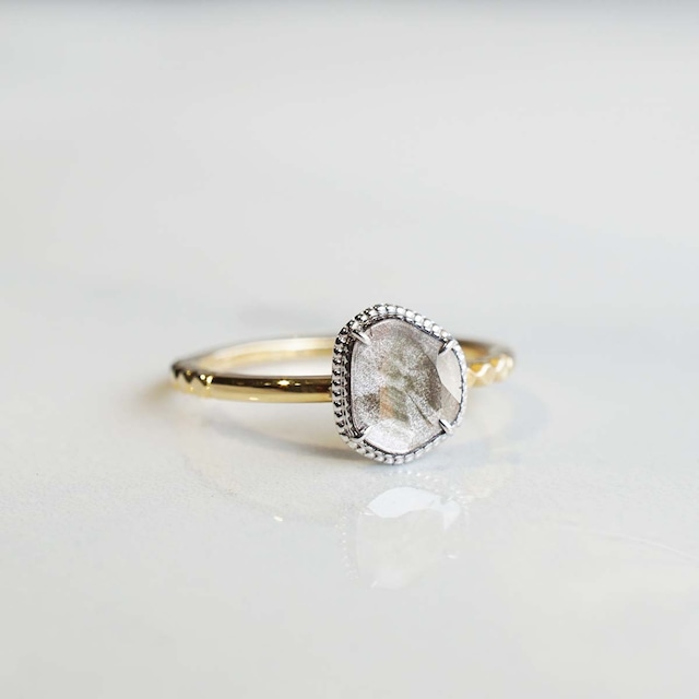 Gravity / Sliced Diamond Ring（DR037-YWD）