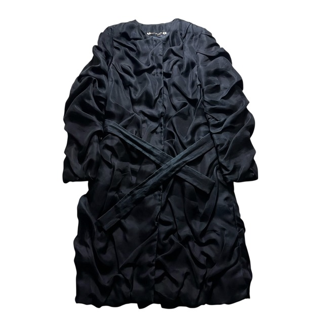 2009aw ALLEGRI silk gather coat