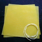 K-2N ハニカムシート手作りキットN(薄色) 蜜蝋キャンドル
