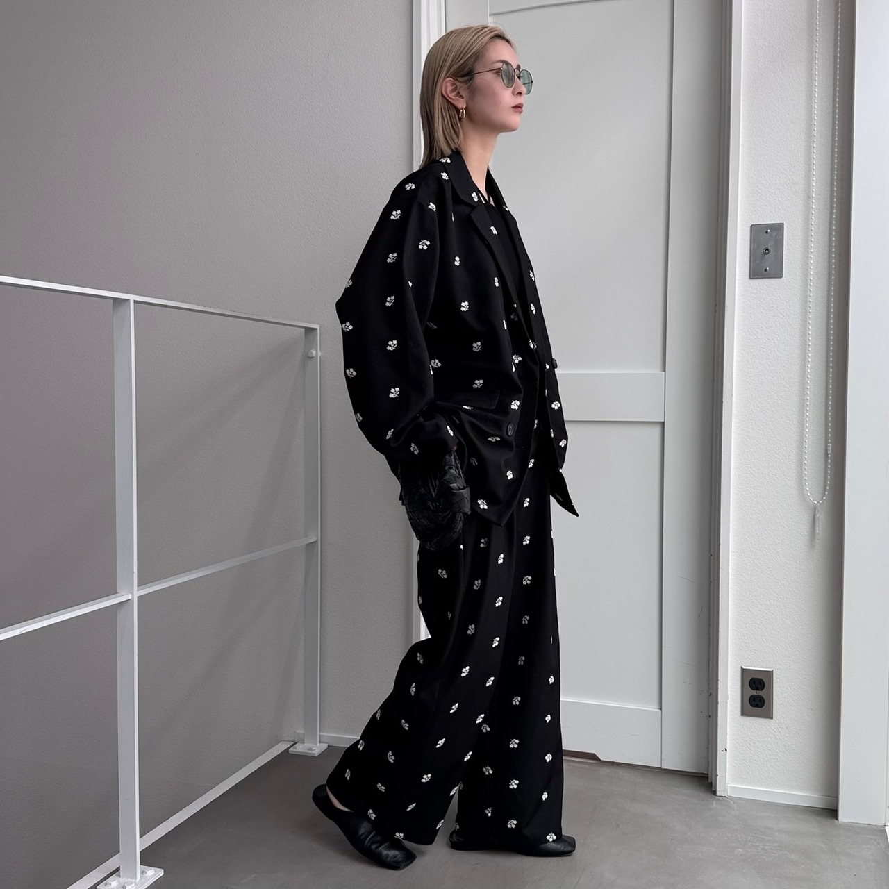 ロングコードカップ付ベアtops/ブラック