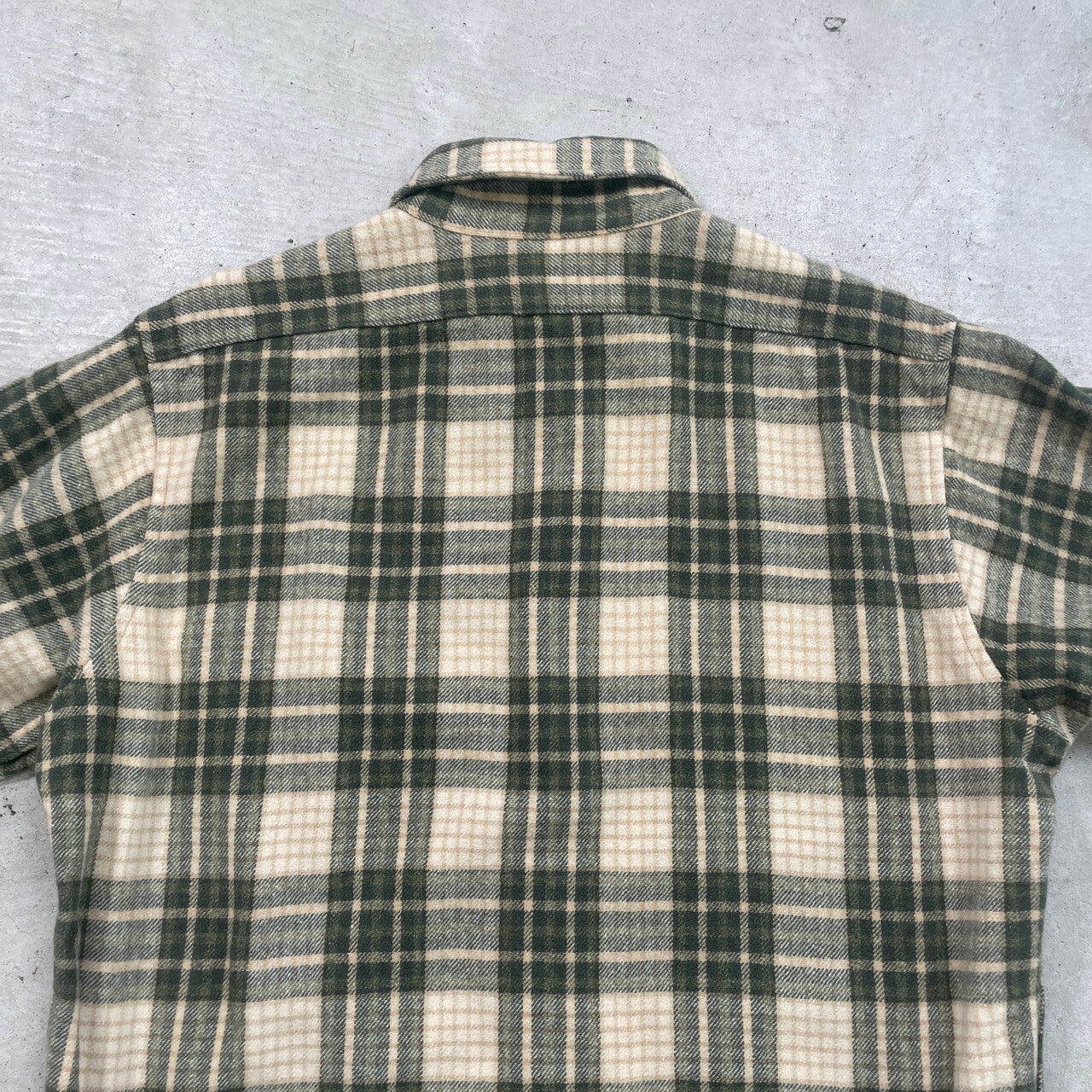 70年代 USA製 PENDLETON ペンドルトン ウール チェックシャツ メンズL  
