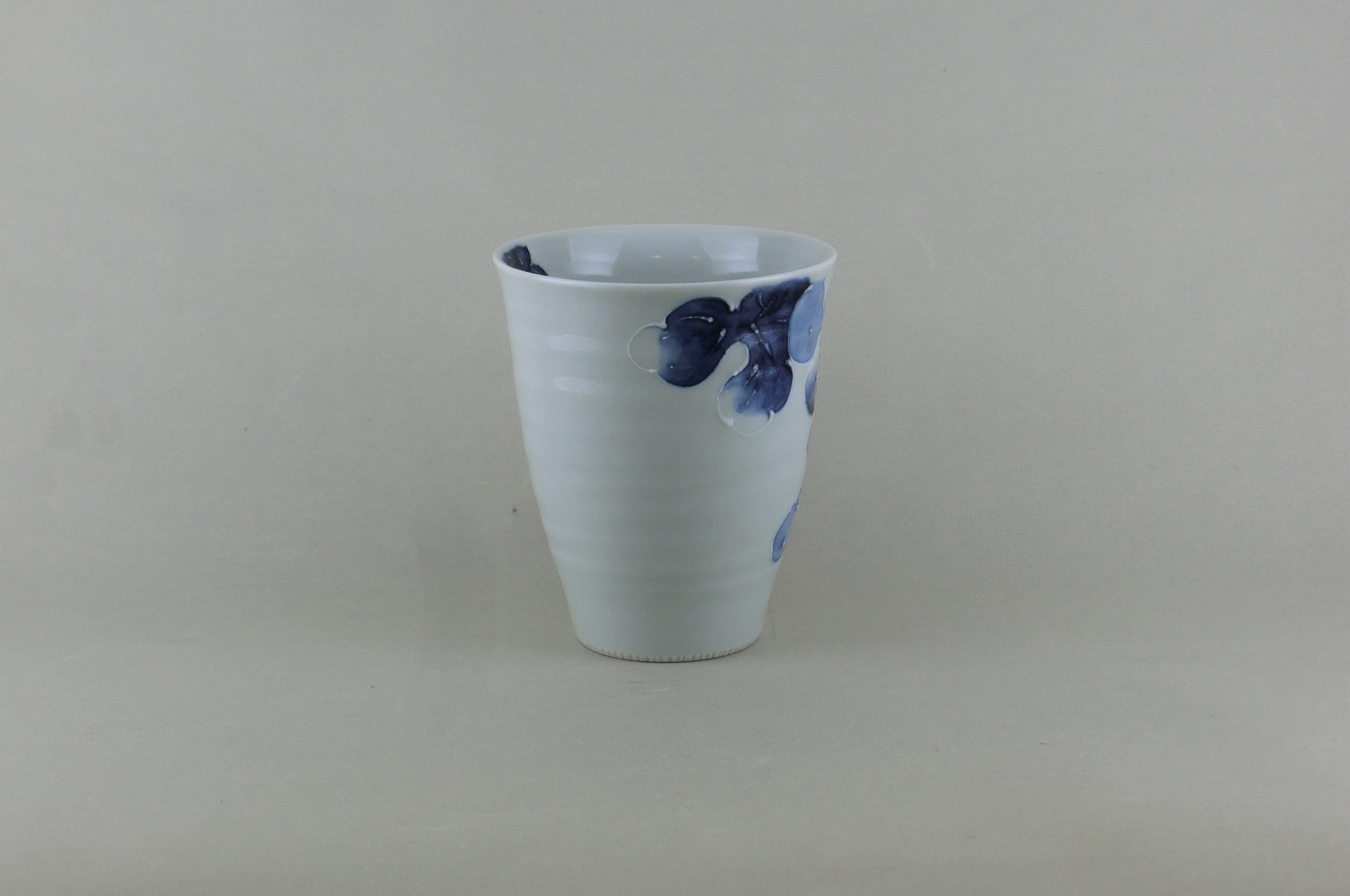 ぶどう絵マグカップ（赤）