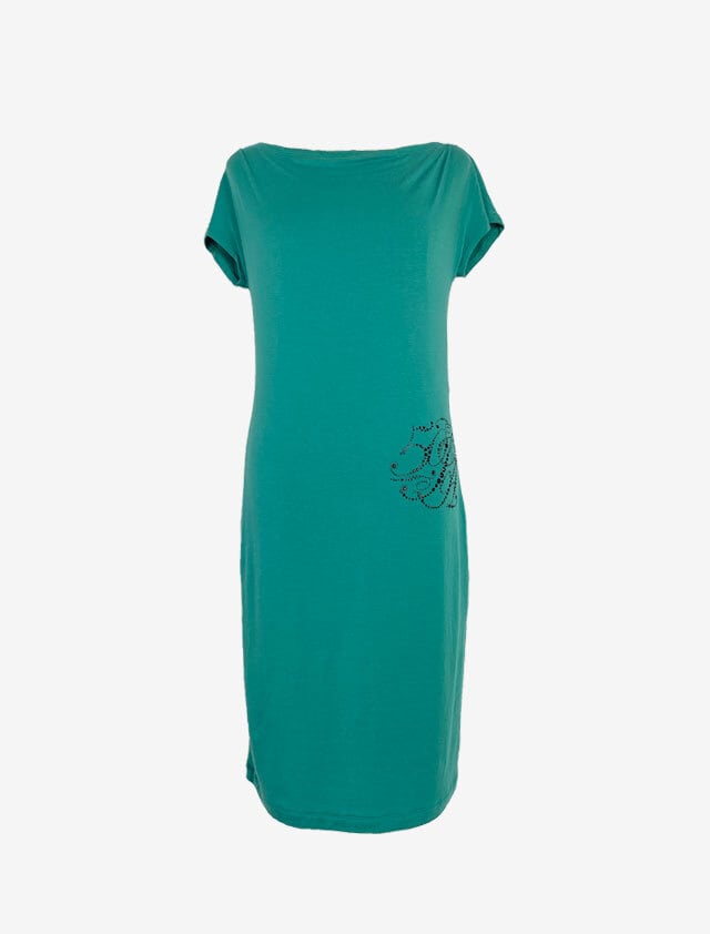 jun ashida ジュンアシダ 50th Anniversary グリーン ワンピース | Pay ID