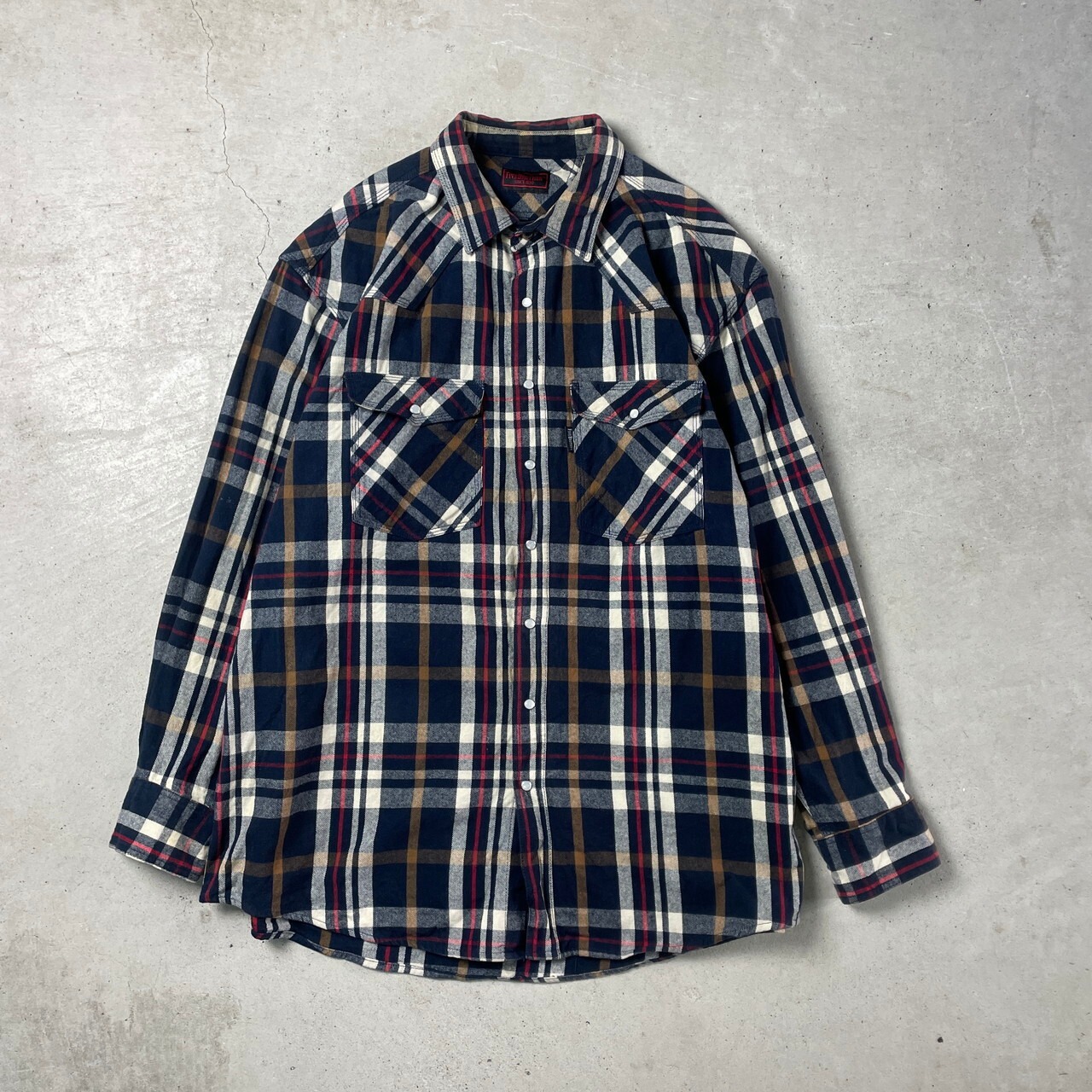 ビッグサイズ FIVE BROTHER ファイブブラザー 長袖 ネルシャツ 