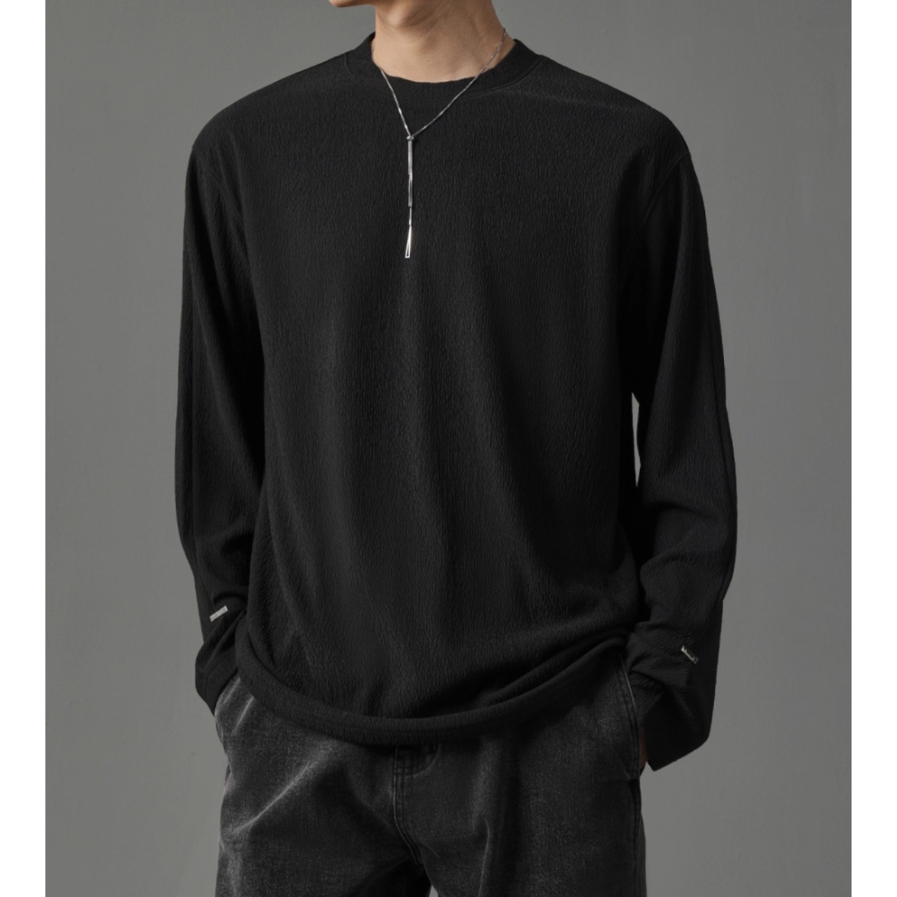 クルーネック プルオーバーカットソー af0059