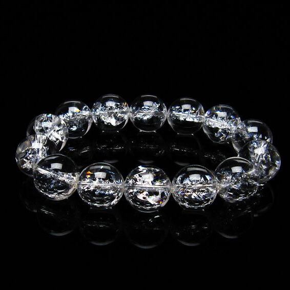 アイリスクォーツ 水晶 ブレスレット 16mm  おまかせ便 111-20281