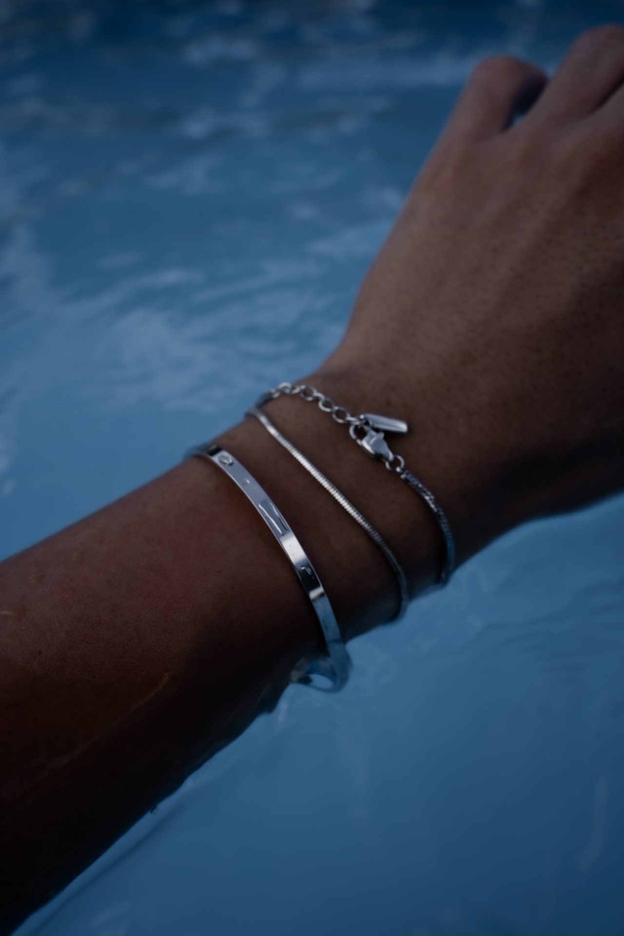 【Open skin bangle】/ SILVER