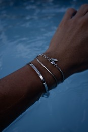 【Open skin bangle】/ SILVER
