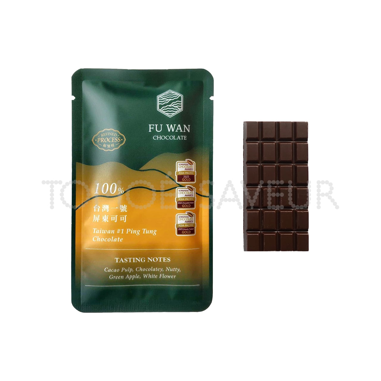 【ダメージあり】ミニバー 台湾100%〈フーワンチョコレート〉