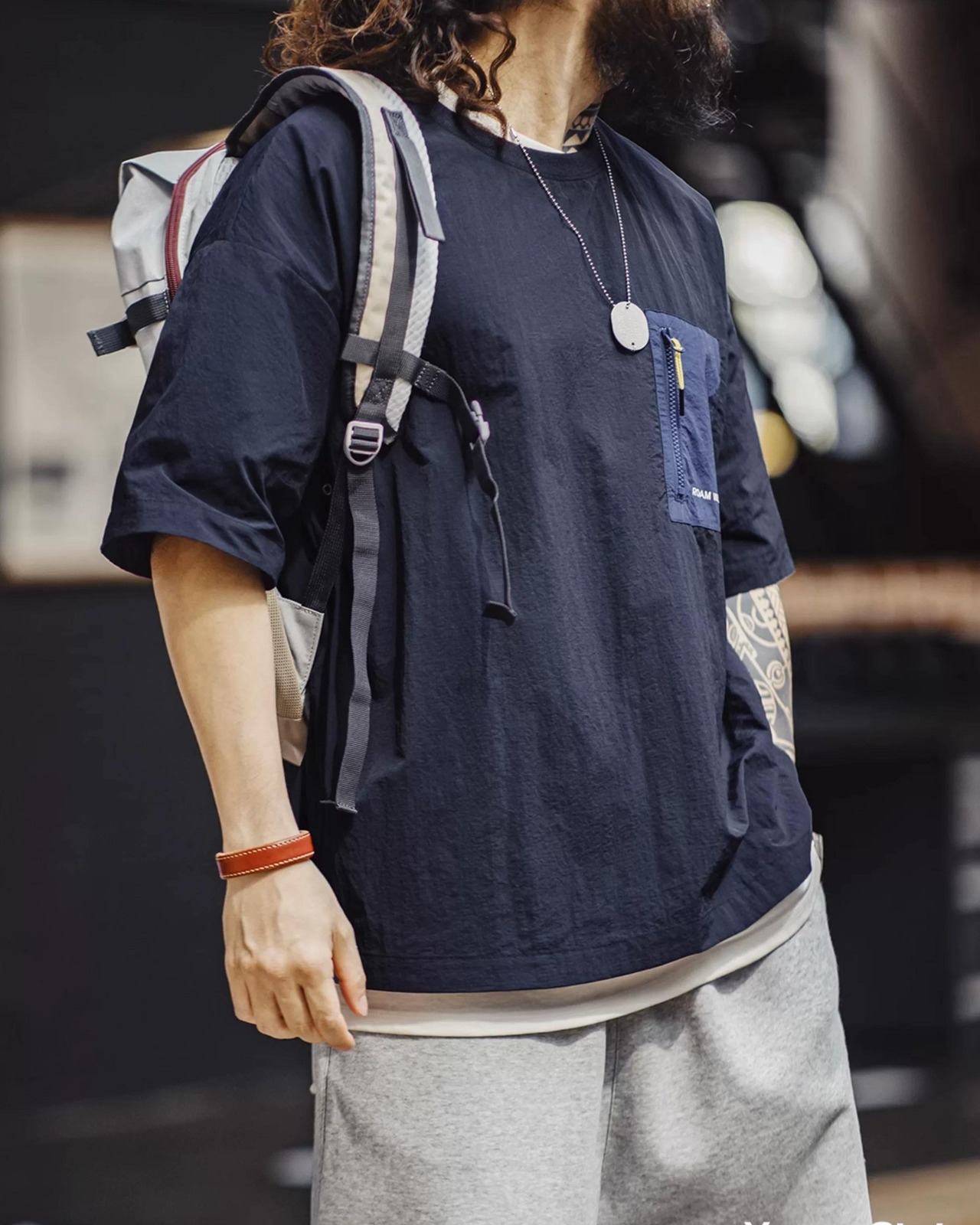 Breathable Mountain Short-Sleeve T-Shirt  K0334