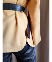 yellow color over size remake jacket-3302-3