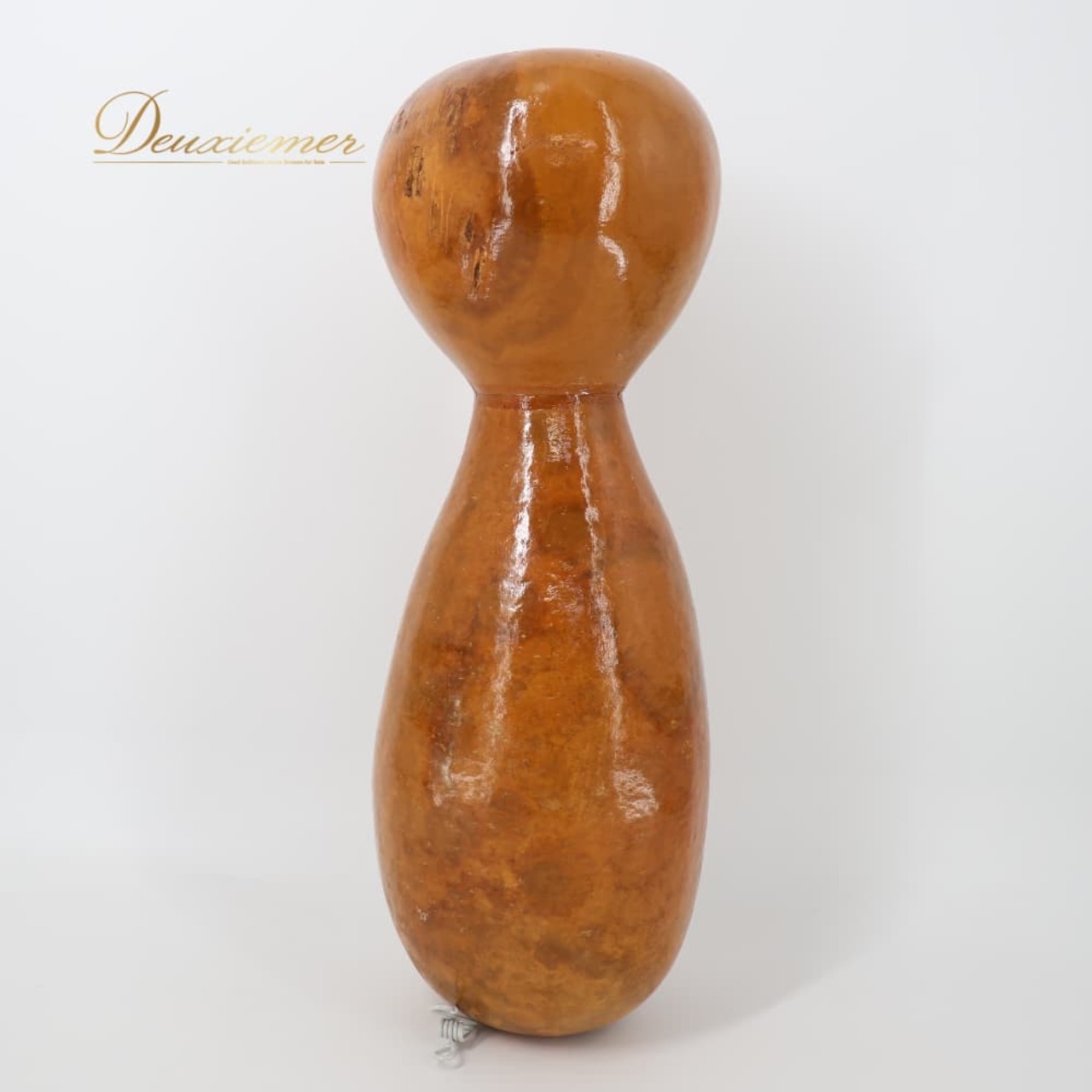 フラダンス 小物 イプヘケ 約56cm ブラウン系 イプ ひょうたん 楽器 小物 小道具 茶 黄 明るい 光沢 艶 タヒチアン タヒチ 練習 レッスン 舞台 ステージ イベント 音楽 ハワイアン アロハ ダンス小物 ハイビスカス柄 花柄 イエロー系
